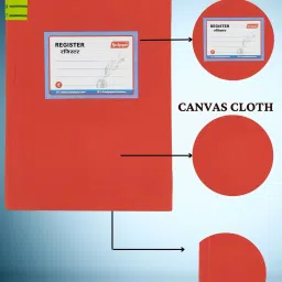 No.2 Ruled Canvas Binding Register Size (21.0cm X 33.5cm) Account Book Ruled Register 1-Part 144 Pages-image-19