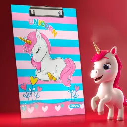 Unicorn Paper Clipboard | Writing Pad | Drawing/Writing/Exam Board/Clipboard-image-71