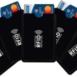Black Aluminium Foil Card Sleeves Access Control-41