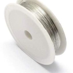 Silver and Brass Wire 20 Meters Each of 32 Gauge, 0.2mm/thin-image-85