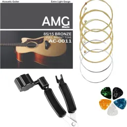 Acoustic Guitar String Stainless Steal Guitar String with 3 in 1 Guitar String Winder Guitar String-2