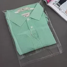 feelblue Transparent Bopp Pouches With Self Adhesive for Packing Clothes, Articles Etc Security Bag image 2