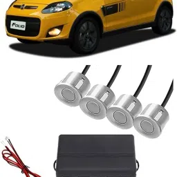 EB114 Silver Car Reverse Parking Sensor with LED Display 4 Sensor E114 Parking Sensor-image-41