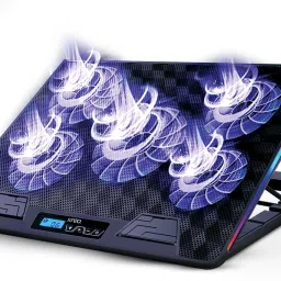 Kreo Tundra laptop stand with cooler 5 Fan Cooling Pad-0
