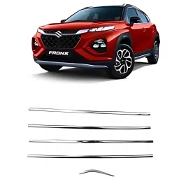 FRONX 2023 WINDOW GARNISH 6 PCS Chrome Maruti Fusion Side Garnish-image-29