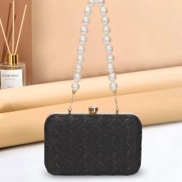 Casual Black Clutch-image-44