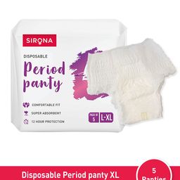 Sirona Super Absorbent 360 Degree Protection Disposable Period Panties L-XL - 5 Pcs-39