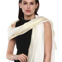 Rhe-Ana Woollen Dupatta with Zari-picture-37