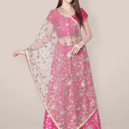 Dupatta Bazaar Embroidered Dupatta with Zari-9