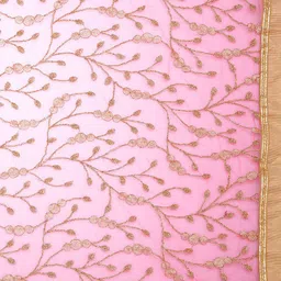 Dupatta Bazaar Embroidered Dupatta with Zari image 3