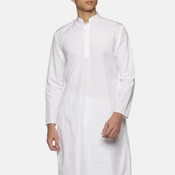 Sethukrishna Men White Solid Kurta-image-73