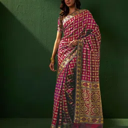 Sangria Weaving Work Banarasi Silk Saree-picture-34