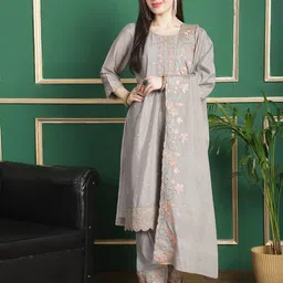 Stylee LIFESTYLE Embroidered Unstitched Dress Material-picture-39