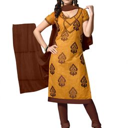 MANVAA Ethnic Motifs Embroidered Unstitched Dress Material-image-52