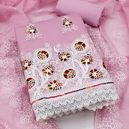 SHADOW & SAINING Ethnic Motifs Embroidered Unstitched Dress Material-picture-29