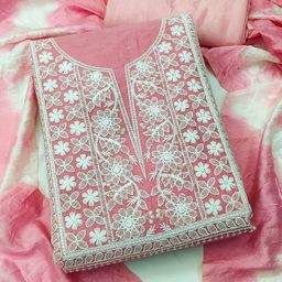 KALINI Embroidered Unstitched Dress Material-image-16