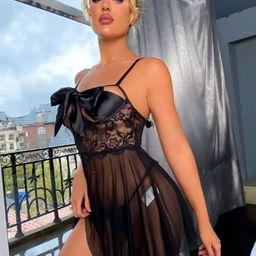 KRENOZ Net Baby Doll with Asymmetric-image-1