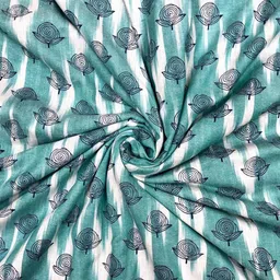 PALASH Floral Ikat Printed Pure Cotton Unstitched Dress Material-image-88