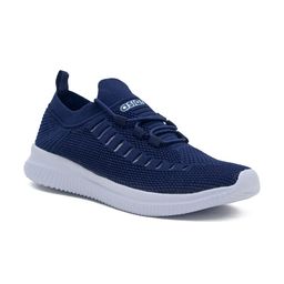 ASIAN Men Navy Blue Mesh Running Non-Marking Shoes-36