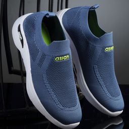 ASIAN Men Hattrick-35 Memory Foam Mesh Non-Marking Walking Shoes-40