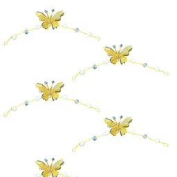 Hair Flare Women Set of 5 Artificial Butterfly Design Hair Pin-image-50