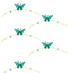 Hair Flare Set of 5 Artificial Butterfly Hair Accessory-image-53