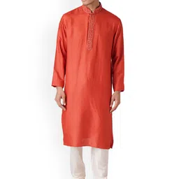 ZOIS Men Regular Thread Work Kurta with Churidar-picture-47