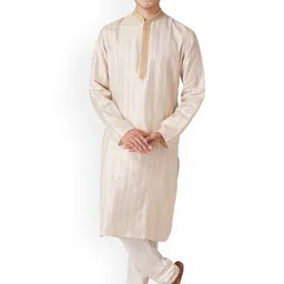 ZOIS Men Regular Pure Cotton Kurta with Churidar-image-47