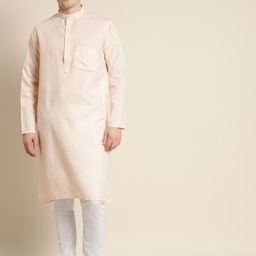 SOJANYA Men Solid Kurta with Churidar-image-37