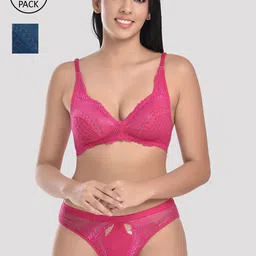 StyFun Women Pack Of 2 Floral Printed Lingerie Set-picture-51