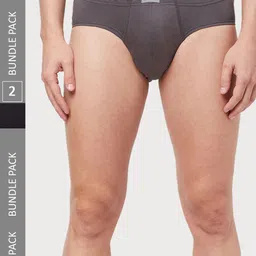 Zoiro Men Pack Of 2 Anti Bacterial Finish Basic Briefs-picture-38