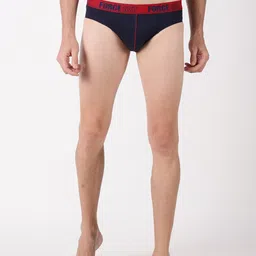 Force NXT Men Pack Of 2 Assorted Pure Combed Cotton Basic Briefs image 3