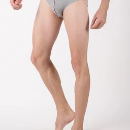 Force NXT Men Pack Of 2 Assorted Pure Combed Cotton Basic Briefs image 2