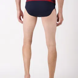 Force NXT Men Pack Of 2 Assorted Pure Combed Cotton Basic Briefs image 2
