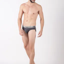 Force NXT Men Pack Of 2 Assorted Pure Combed Cotton Basic Briefs image 5