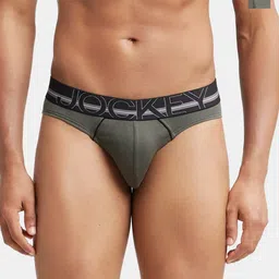 Jockey Men Pack Of 2 Green Solid Super Combed Pure Cotton Basic Briefs-US17-0205-DPOLV-picture-14