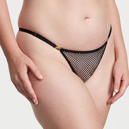 Victoria's Secret Fishnet Adjustable V-String Thong Briefs 1122873054A2 image 1