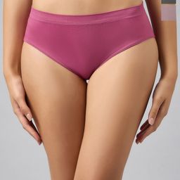 DressBerry Grey Pack Of 3 Mid Rise Hipster Briefs-image-51