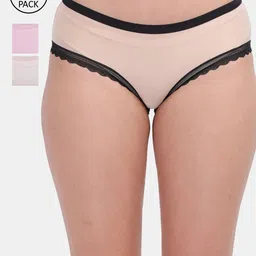 Amour Secret Women Pack Of 3 Solid Hipster Briefs-picture-26