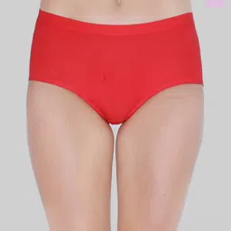 PLUMBURY Pack Of 2 Cotton Anti-Microbial Seamless Hipster Briefs-image-21