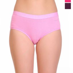 Eve's Beauty Pack Of 3 Assorted Pure Cotton Hipster Briefs-21