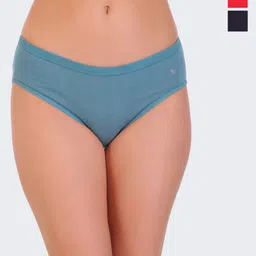 POOJA RAGENEE Pack Of 3 Soft & Smooth Cotton Hipster Briefs-picture-14