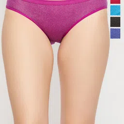 Curves By ZeroKaata Pack Of 5 Assorted Printed Cotton Briefs-picture-45