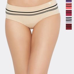 C9 AIRWEAR Pack Of 6 Assorted Striped Seamless Hipster Briefs-image-75