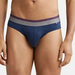 Jockey Men Navy Blue Solid Basic Briefs-picture-56