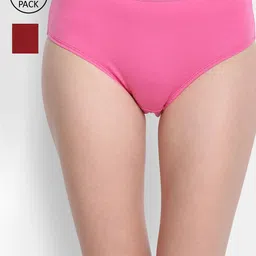 VStar Women Pack Of 2 Bikini Cott Briefs-image-13