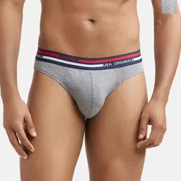 Jockey Men Pack Of 2 Solid Pure Cotton Basic Briefs-picture-15