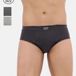 Dollar Bigboss Men's Solid Pack of 3 Spandex Integrated Cotton Brief-picture-53