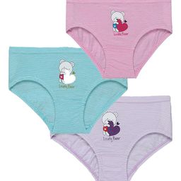 Bodycare Kids Pack Of 3 Assorted Cotton Basic Briefs-picture-25