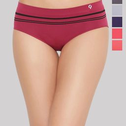 C9 AIRWEAR Pack Of 6 Mid-Rise Assorted Seamless Basic Briefs-image-8